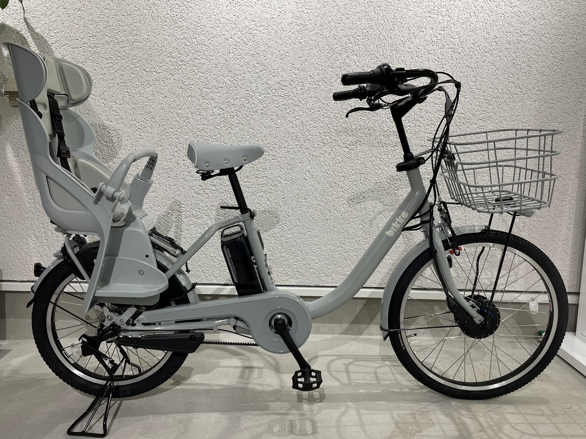1年契約 サブスク ブリヂストン bikke mob 電動アシスト子乗せ自転車 